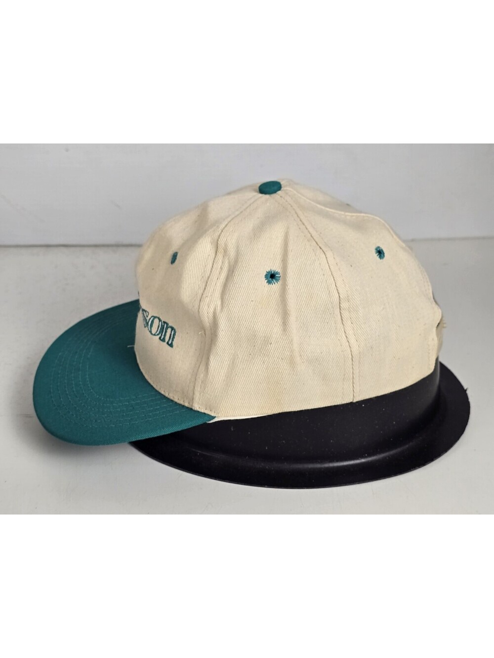 Vintage Alan Jackson Snapback Hat 90s Country Music Album Tour Concert USA Teal - Picture 2 of 8